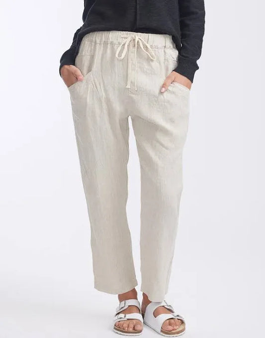 Luxe Linen Pants - Natural