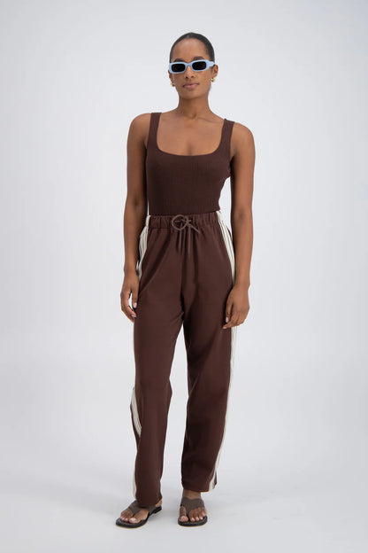 Panarea Trackpant - Brown